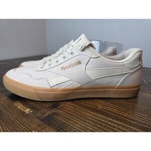 REEBOK Classic Club Low Lace-Up Sneakers Casual Cream Men's Shoes Size 10.5